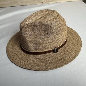 Freedom Hats American Hat Makers Milan Raffia Hat Brown Adult